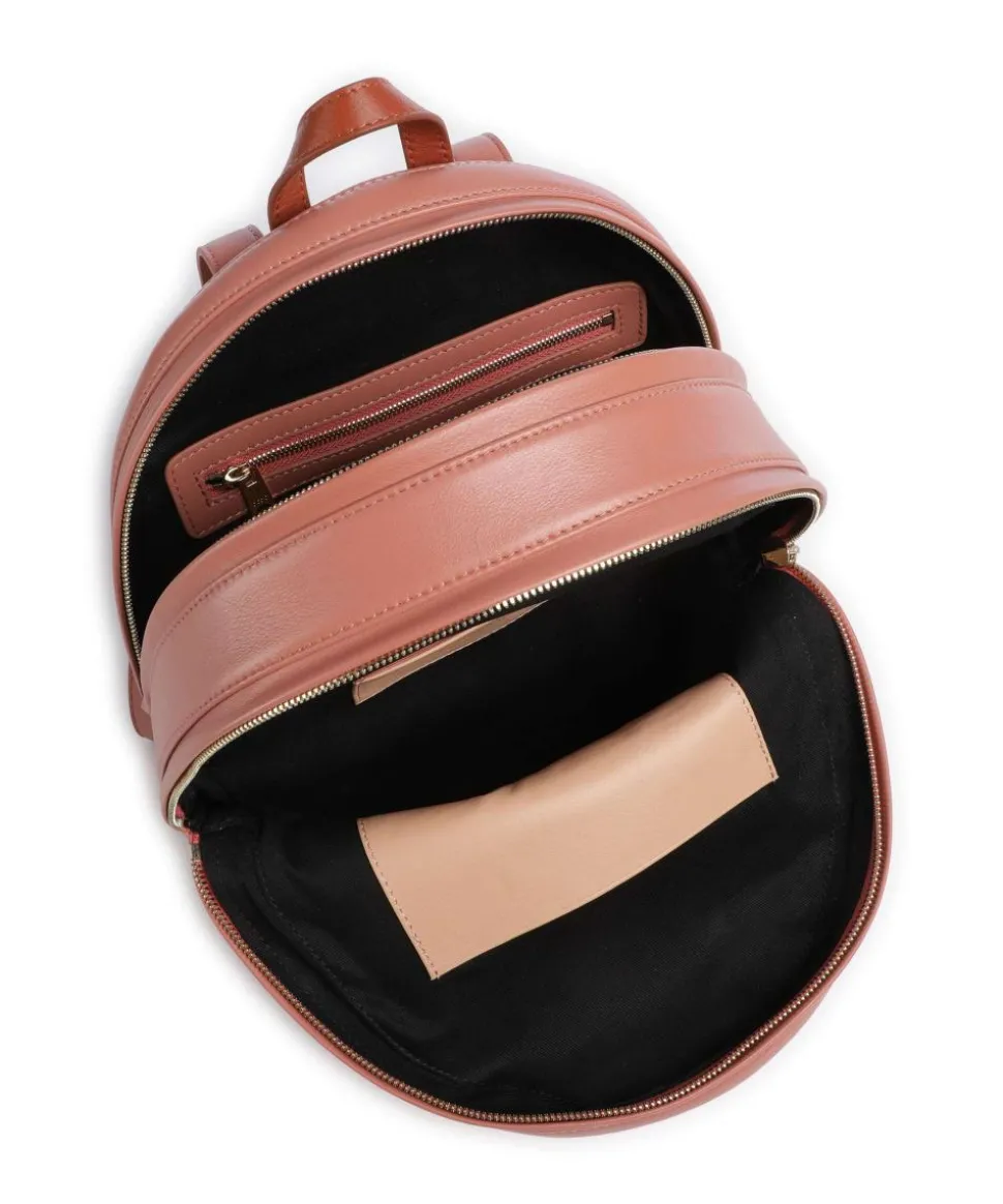 Favignana Rucksack fein genarbtes Kalbsleder altrosa