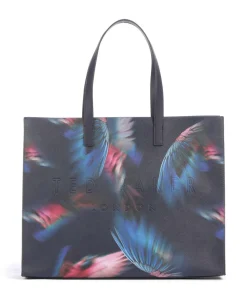 Feaicon Shopper Lederimitat navy