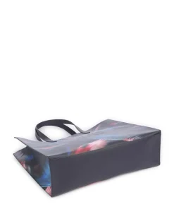 Feaicon Shopper Lederimitat navy