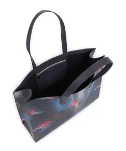 Feaicon Shopper Lederimitat navy