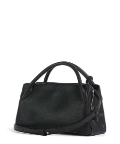 Fedena Handtasche Lederimitat schwarz