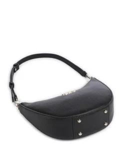 Fedena Schultertasche Lederimitat schwarz