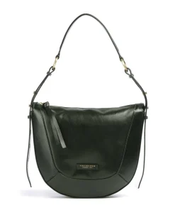 Fedora Schultertasche fein genarbtes Rindsleder khaki