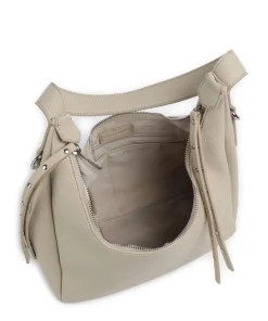 Feel Wild Beuteltasche genarbtes Leder stein