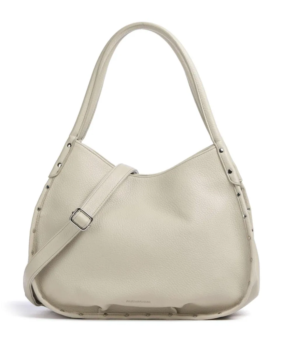 Feel Wild Shopper genarbtes Leder beige/gelb