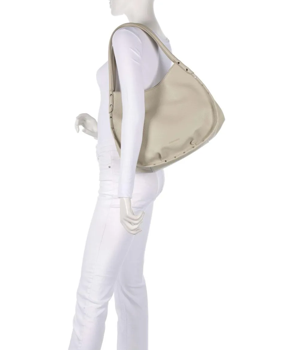 Feel Wild Shopper genarbtes Leder beige/gelb
