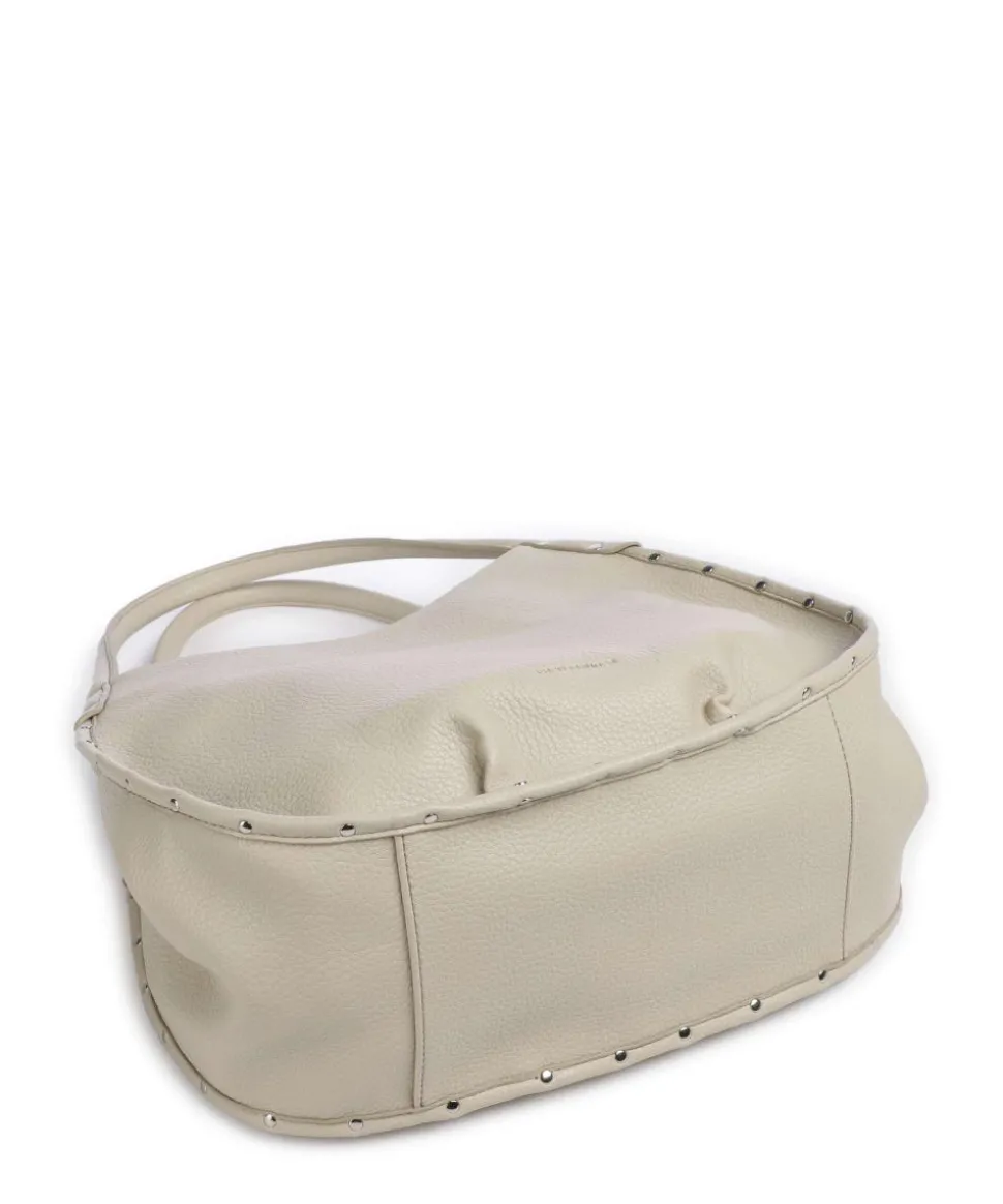 Feel Wild Shopper genarbtes Leder beige/gelb