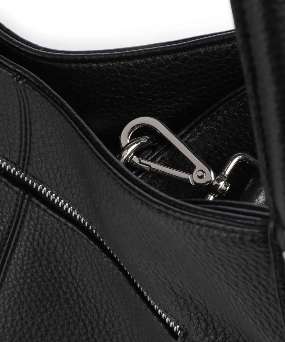 Feel Wild Shopper genarbtes Leder schwarz