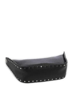 Feel Wild Umhängetasche genarbtes Leder schwarz