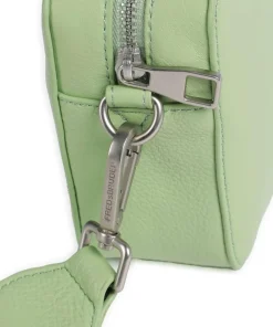 Feeling Good Umhängetasche genarbtes Leder grün