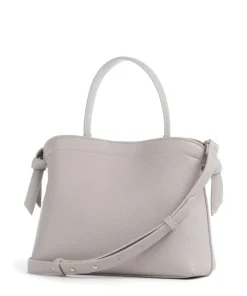Femke Handtasche Lederimitat hellgrau