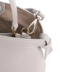 Femke Handtasche Lederimitat hellgrau