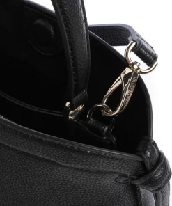 Femke Handtasche Lederimitat schwarz