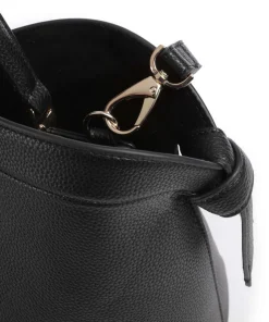 Femke Handtasche Lederimitat schwarz