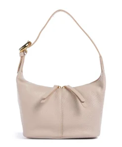 Fernanda Schultertasche genarbtes Leder altrosa