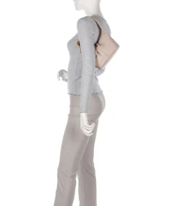 Fernanda Schultertasche genarbtes Leder altrosa