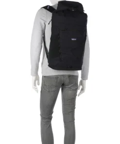 Fieldsmith Rolltop Rucksack Bio-Baumwolle schwarz