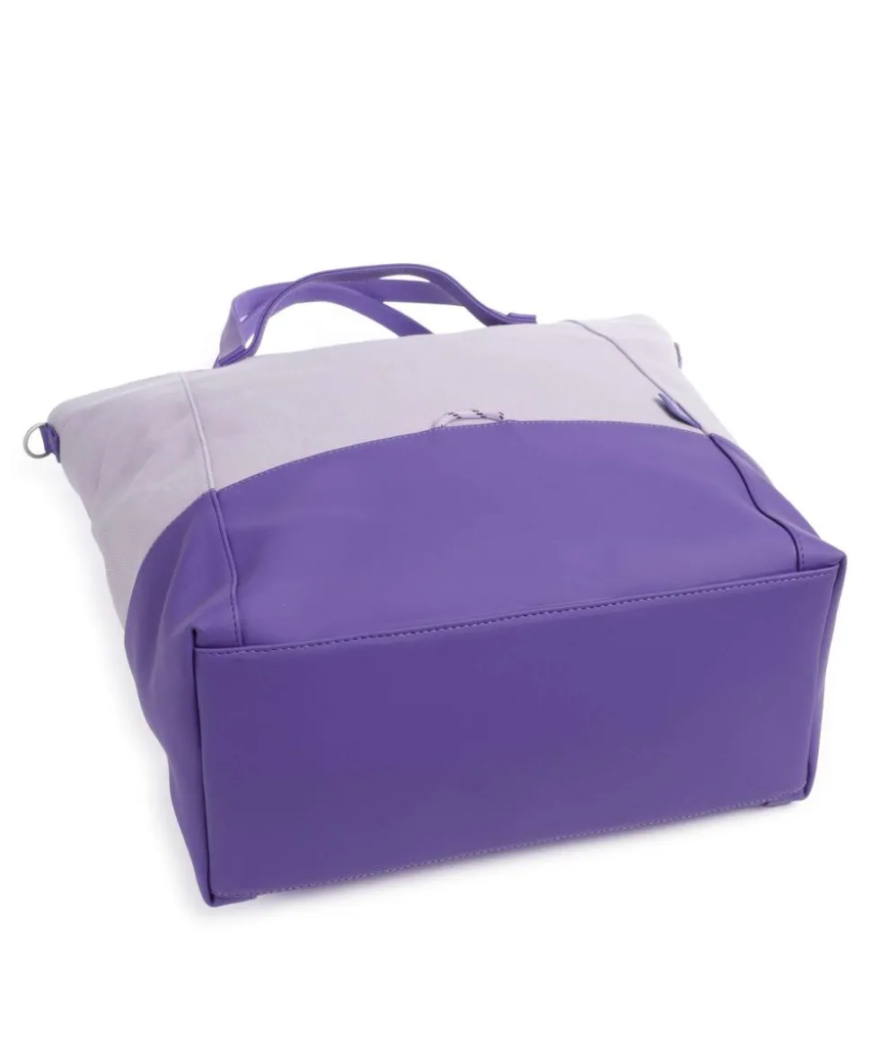 Fiorella FI200 Shopper Lederimitat, Canvas violett