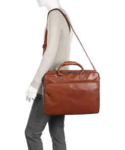 Firenze Aktentasche 17″ Leder braun