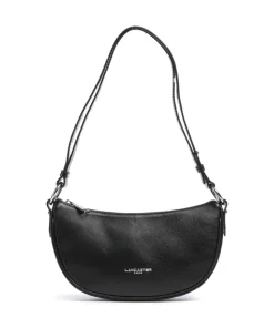 Firenze Fashion Schultertasche genarbtes Rindsleder schwarz