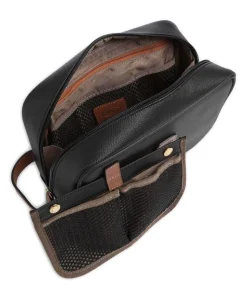 Firenze Kulturbeutel schwarz 25 cm