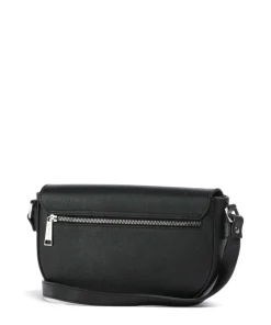 Firenze Milano Bao Umhängetasche genarbtes Rindsleder schwarz