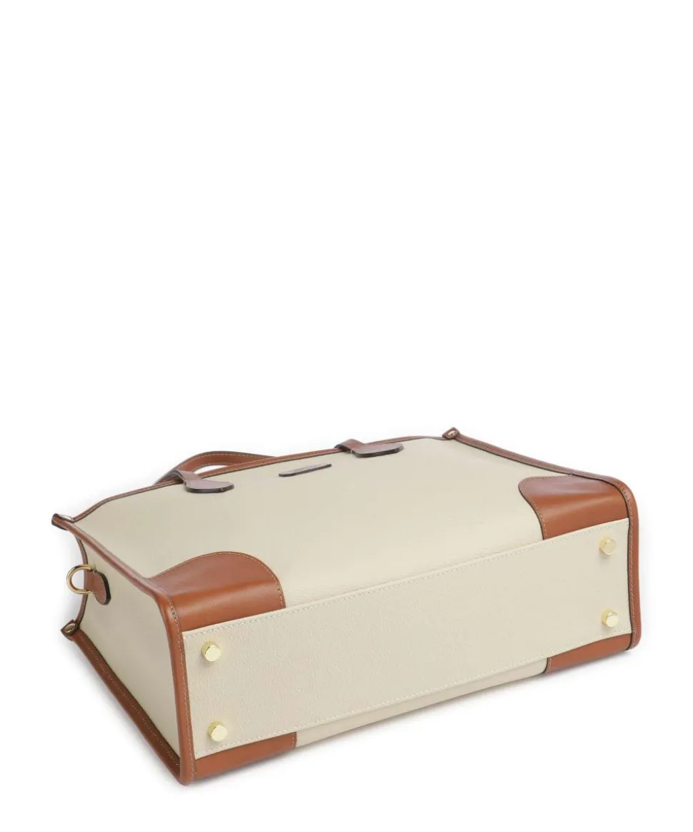 Firenze Shopper Lederimitat creme