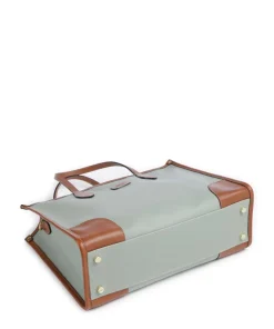 Firenze Shopper Lederimitat grünblau