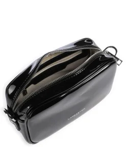 Firenze Vernis Umhängetasche Kunststoff schwarz