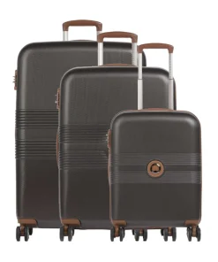 Flanerie SE 4-Rollen Trolley Set dunkelbraun 76
