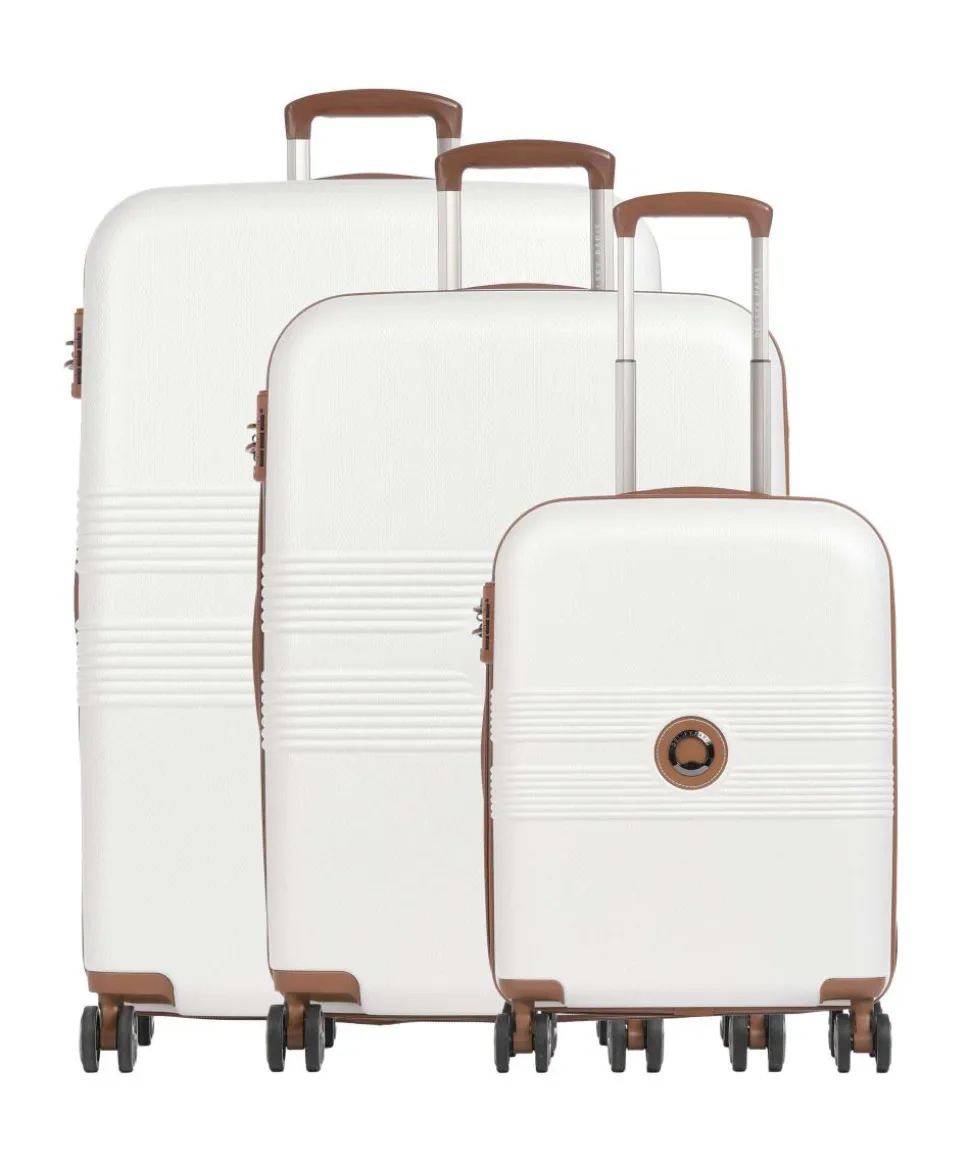 Flanerie SE 4-Rollen Trolley Set weiß 76