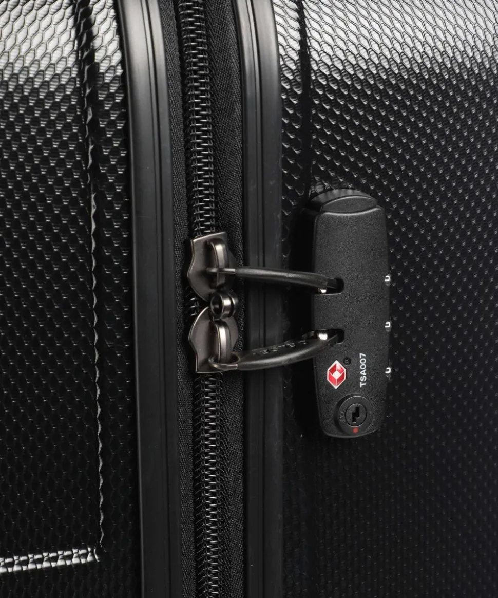 Flanerie SE 4-Rollen Trolley Set schwarz 76