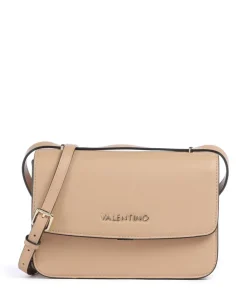 Flap Re Umhängetasche Lederimitat beige