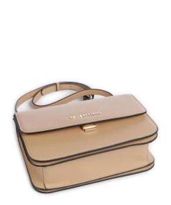 Flap Re Umhängetasche Lederimitat beige