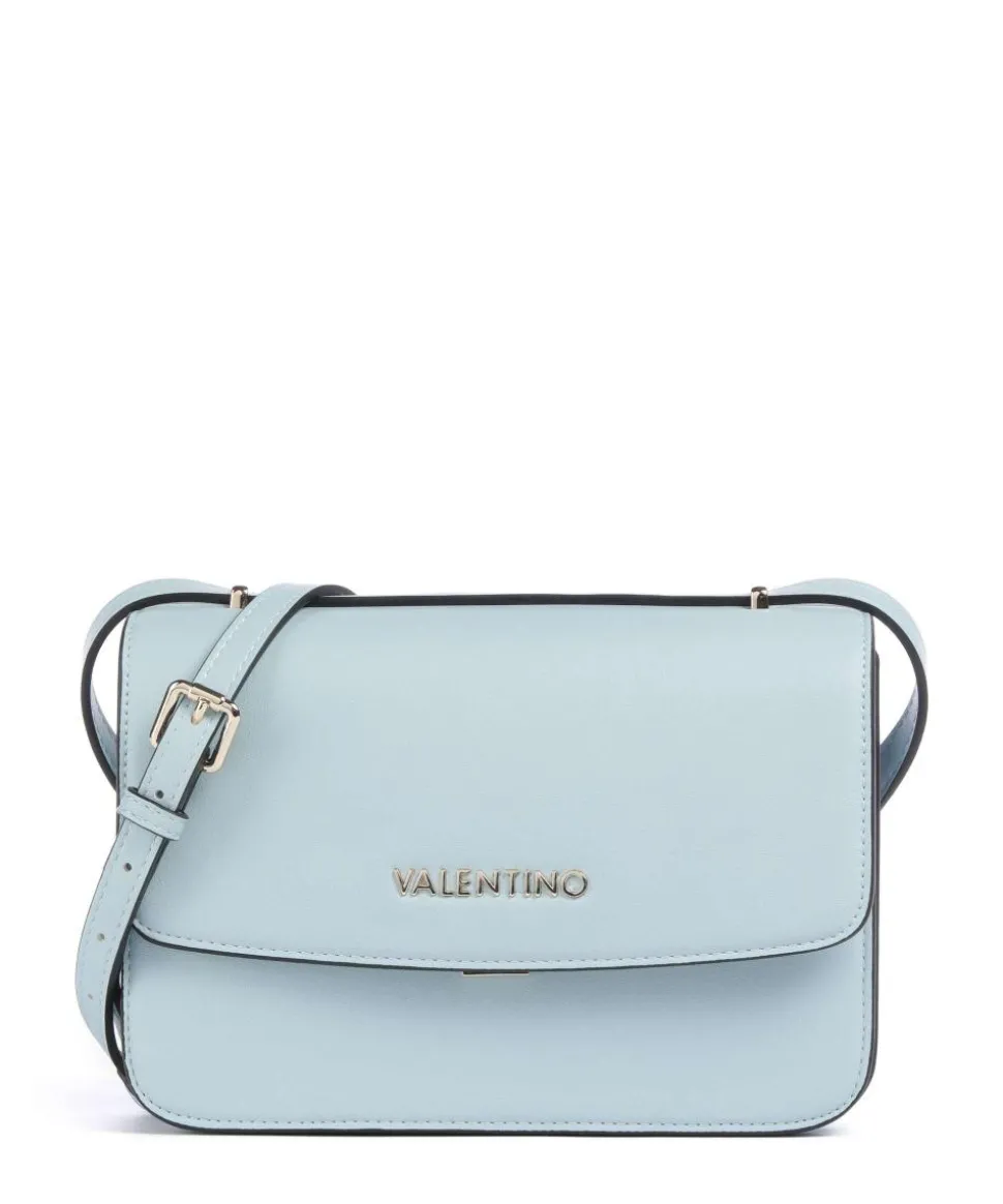 Flap Re Umhängetasche Lederimitat hellblau