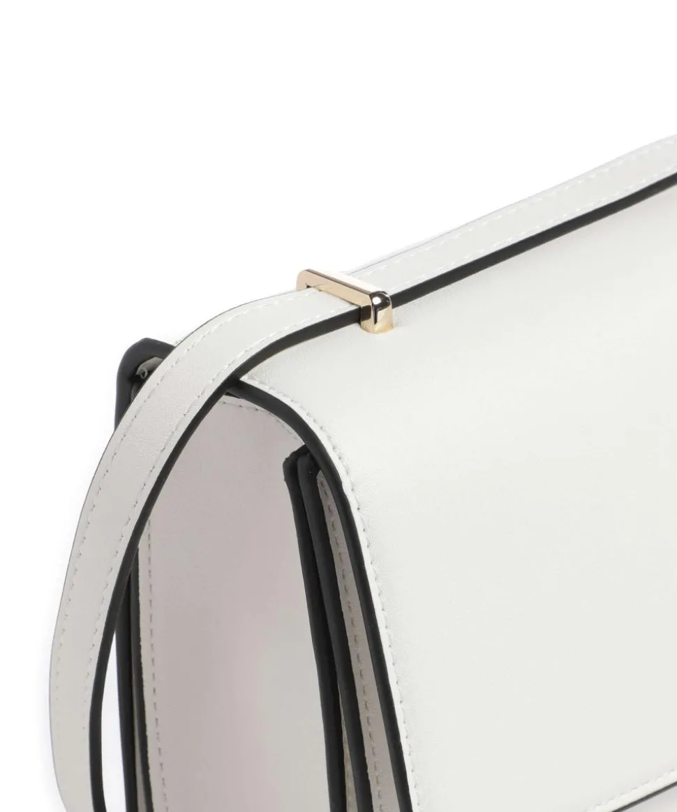 Flap Re Umhängetasche Lederimitat weiß