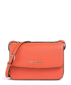 Flap Re Umhängetasche Lederimitat orange