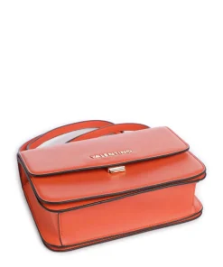 Flap Re Umhängetasche Lederimitat orange