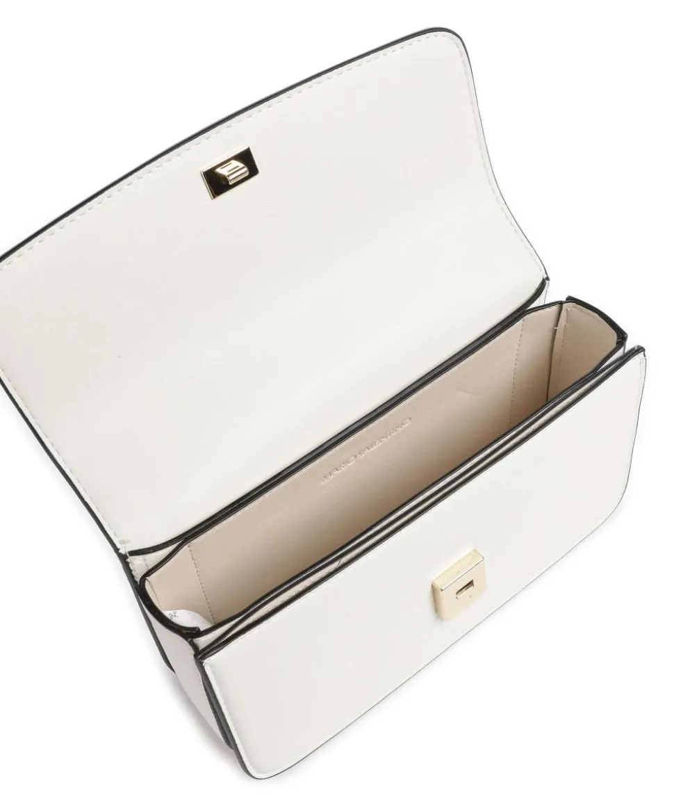 Flap Re Umhängetasche Lederimitat weiß