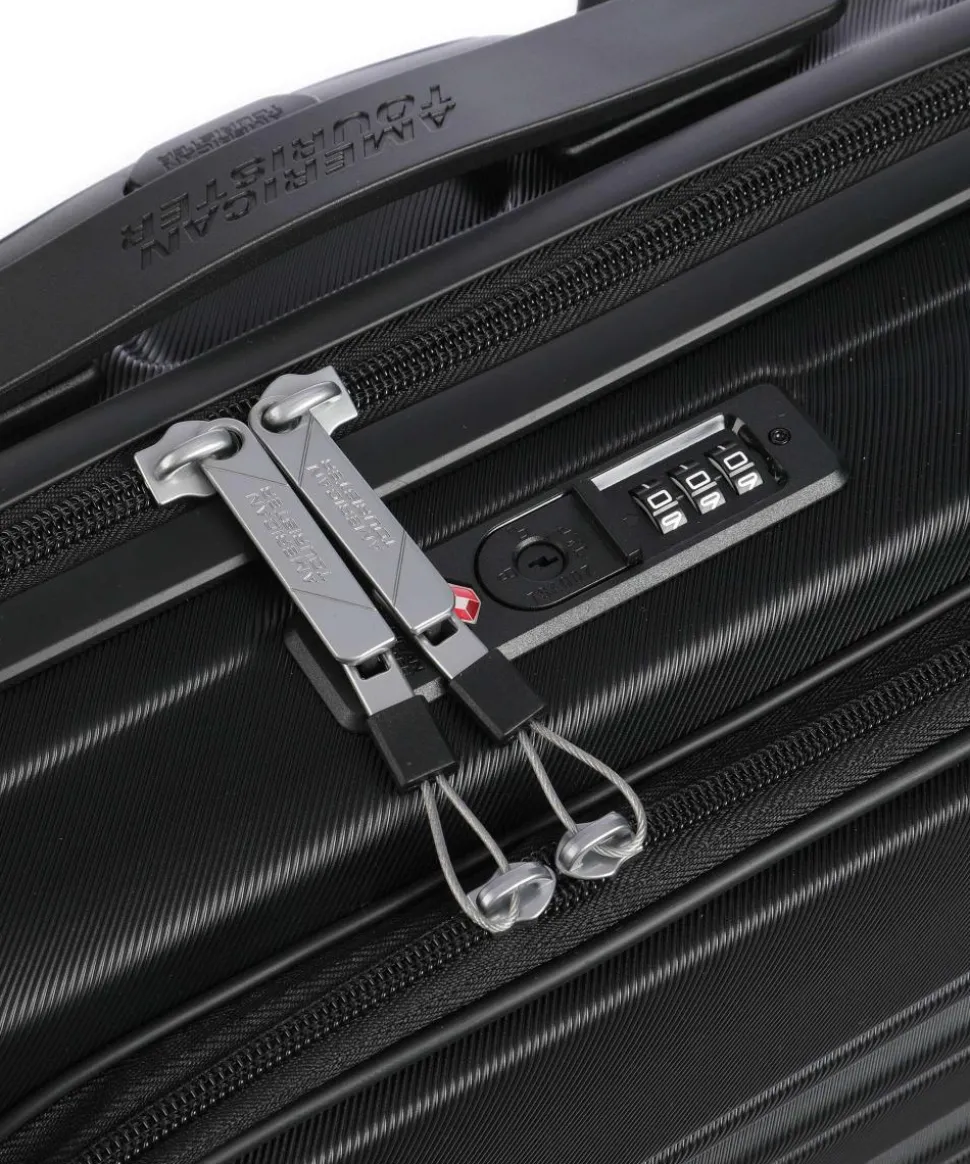 Flashline 4-Rollen Trolley schwarz 55 cm