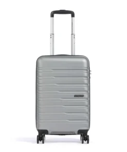 Flashline 4-Rollen Trolley silber 55 cm