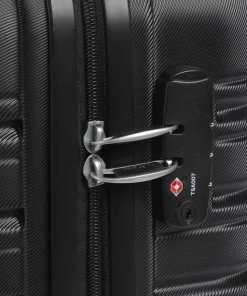 Flashline 4-Rollen Trolley schwarz 45 cm