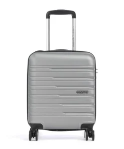 Flashline 4-Rollen Trolley silber 45 cm