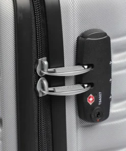 Flashline 4-Rollen Trolley silber 45 cm