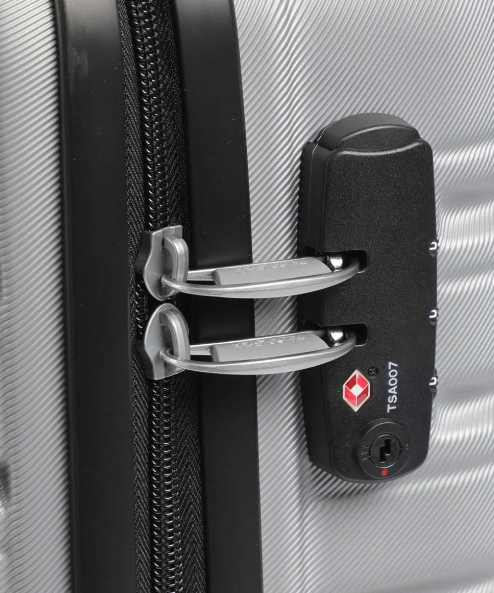 Flashline 4-Rollen Trolley silber 45 cm