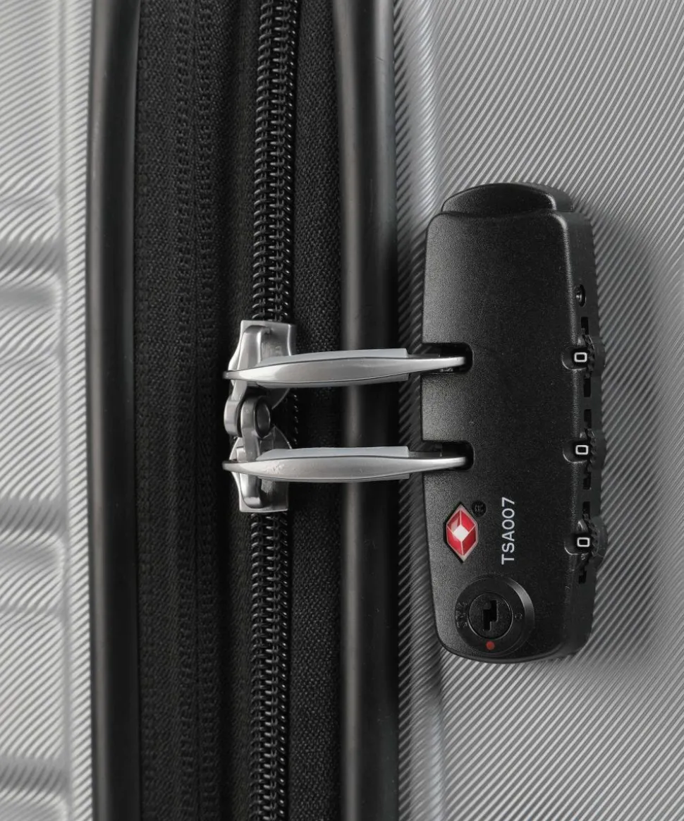 Flashline 4-Rollen Trolley silber 67 cm