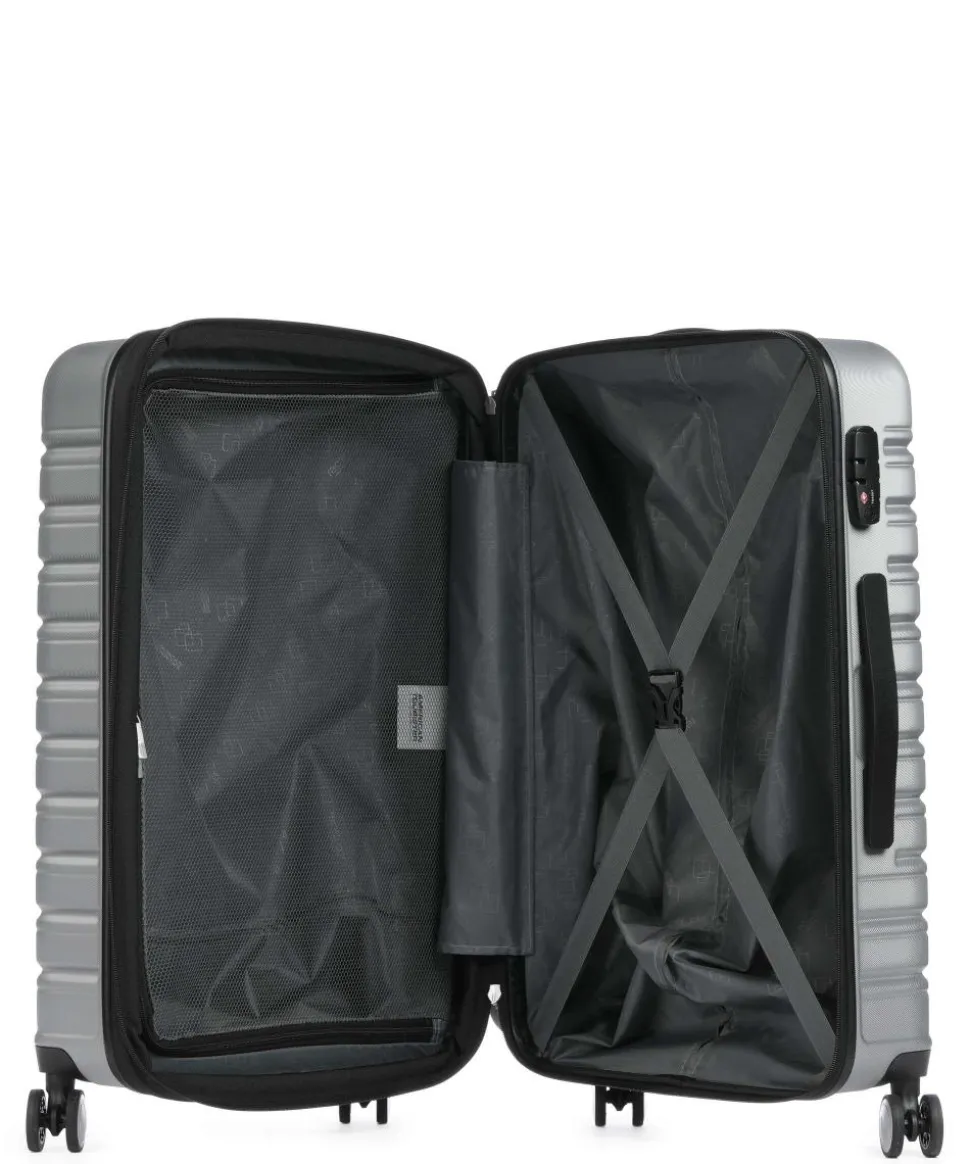 Flashline 4-Rollen Trolley silber 67 cm