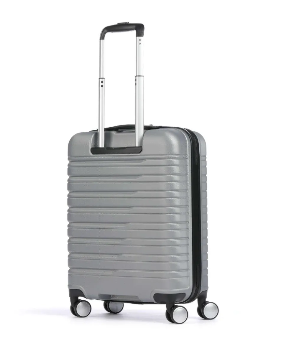 Flashline 4-Rollen Trolley silber 55 cm