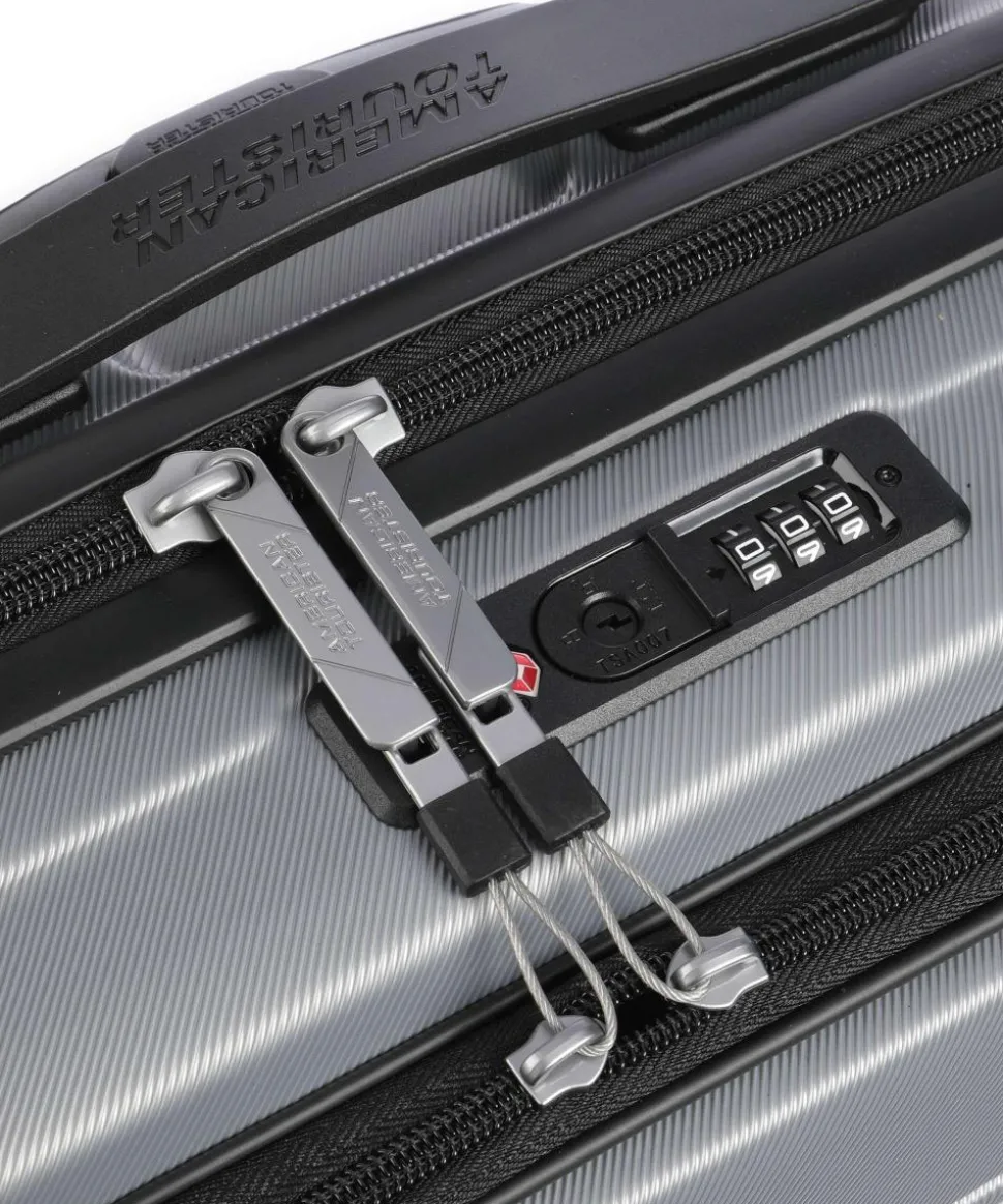 Flashline 4-Rollen Trolley silber 55 cm