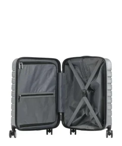 Flashline 4-Rollen Trolley silber 55 cm